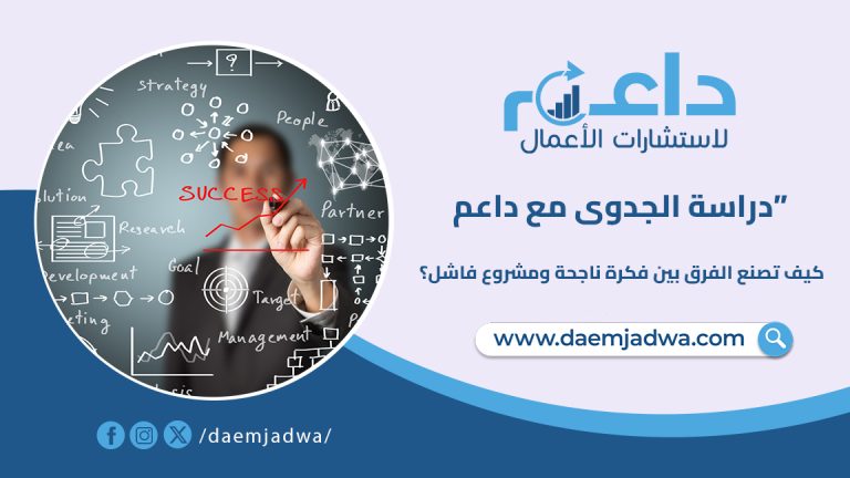 دراسة الجدوى مع داعم: كيف تصنع الفرق بين فكرة ناجحة ومشروع فاشل؟”